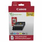 &nbsp;"Canon-Canon PGI-530/CLI-531 PVP cartouche d'encre 6 pi�ce(s) Original Noir, Cyan, Gris, Magenta, Photo noire, Jaune-Canon-Accessories"
