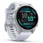 Garmin - fenix 8 43mm steinwei�/silber