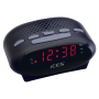 Lenco - Ices ICR-210 Horloge Noir Radio portable
