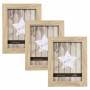 Goldbuch - 3x1 Livre d&rsquo;or Dream nature 15x20 bois MDF Portrait cadre 920564