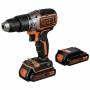 Black & Decker - BL188KB-QW Exercice d?impact sans fil /pilote