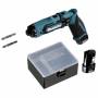 Makita - Makita DF012DSE 200tr/min 7.2V Lithium-Ion (Li-Ion) Noir, Bleu tournevis et visseuse sans fil