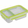 Emsa - EMSA 518103 gamelle Bo�te de rangement alimentaire Vert, Transparent Polypropylene (PP), �lastom�re thermoplastique (TPE) 0,6 L 1 pi�ce(s)