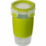 Emsa - EMSA CLIP & GO Bo�te de rangement alimentaire Vert, Transparent Plastique 0,45 L 1 pi�ce(s)