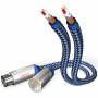 In -Akustik - Inakustik 00405015 c�ble audio 1,5 m XLR Bleu, Argent