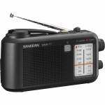 Sangean Mmr-77 Outdoorradio Mw, Ukw Mw, Ukw Handkurbel, Spri - Radio d'ext�rieur Sangean MMR-77 MW, FM MW, manivelle FM, r�sistante aux �claboussures, lampe de poche, rechargeable noire (A5005)