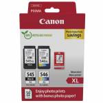 Canon - Canon 8286B011 cartouche d'encre 2 pi�ce(s) Original Noir, Cyan, Magenta, Jaune