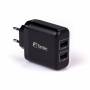 Fantec - FANTEC SC-A224 - Adaptateur secteur - 24 Watt - 4,8 A - QC - 2 connecteurs de sortie (USB)