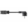 Bachmann - Bachmann H05VV-F 3G 1.5�mm� 1.5m 1.5m CEE7/4 GST18/3 Noir c�ble �lectrique