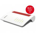 Avm - Box 5690 routeur sans fil 2.5 Gigabit Ethernet Bi-bande (2,4 GHz / 5 GHz) Rouge, Blanc 