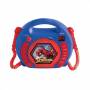 Boomboxes - Lexibook Spiderman Portable CD player Bleu, Rouge