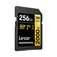 Lexar Professional Gold Series -Flash-speicherkarte -256 G - Lexar LSD2000256G-BNNNG m�moire flash 256 Go SDXC Classe 10 