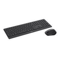 Rapoo - Rapoo 9390M clavier Souris incluse Bluetooth QWERTY Anglais Gris fonc� 