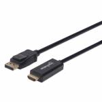 &nbsp;"Manhattan-Manhattan 152662 c�ble vid�o et adaptateur 1 m DisplayPort HDMI Noir-Manhattan-Adapter/Cable"