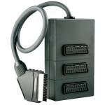 Schwaiger Scart-verteiler 3-fach Schwarz - Schwaiger SCV7030 533 distributeur vid�o 1x SCART