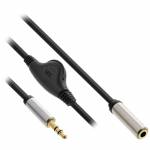 Inline - InLine 99253B c�ble audio 0,25 m 3,5mm Noir