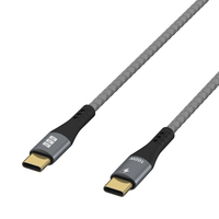 Efb Usb-c Kabel 100w Pd 3.0 5a E-marker Chip 3m Grau - EFB Elektronik USB-CC-00004 c�ble USB USB 2.0 3 m USB C Noir, Gris 