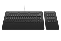 3d Connexion - 3Dconnexion Keyboard Pro with Numpad clavier USB + RF Wireless + Bluetooth QWERTZ Suisse Noir