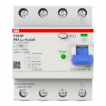 Abb Stotz S & j - Disjoncteur FI type B 4P 40A, 30mA, 3KA, 4HP F204B-40/0.03-4HP (2CSF204568R1400)