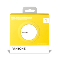 Wireless Charger - Celly PT-WC001Y chargeur d'appareils mobiles Universel Jaune USB Recharge sans fil Int�rieure 