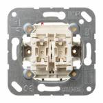Jung - Commutateur s�rie d'inserts LS 990, AS 500, CD 500, LS plus, design FD, A 500, A plus, cr�ation A, CD plus (505 U)
