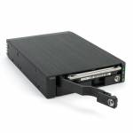 Fantec - FANTEC MR-25DUAL - Rack de stockage mobile - 2,5 (6,4 cm) - SATA 6Gb/s/SAS 6Gb/s - noir