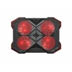 Genesis - GENESIS Oxid 260 syst�me de refroidissement pour ordinateurs portables 43,9 cm (17.3) 1010 tr/min Noir, Rouge