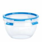 Emsa - EMSA Clip & Close Bo�te Rond 1,1 L Bleu, Blanc 1 pi�ce(s)