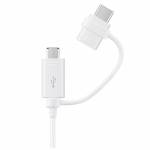 Samsung - Samsung EP-DG930 1.5m USB A Micro-USB B/USB C Blanc