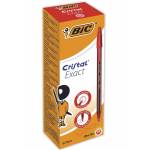 Bic - BIC Cristal Exact Rouge Stylo � bille Ultra-fin 20 pi�ce(s)