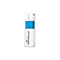 Mediarange Usb-stick 64gb Usb 2.0 Color Edt. Hellblau - MediaRange USB Stick 64GB MR974 lecteur USB flash 64 Go USB Type-A 2.0 Bleu, Blanc