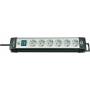 Brennenstuhl - Brennenstuhl 1951560100 6AC outlet(s) 3m Noir, Gris multiprise