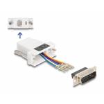 Delock - DeLOCK 67083 changeur de genre de c�ble D-Sub 15 RJ12 Blanc