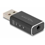 Delock - DeLOCK 68001 changeur de genre de c�ble USB 2.0 Type-A 3.5 mm 4 pin Noir