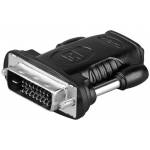 Goobay - Wentronic A 333 (HDMI 19pin F/DVI-D 24+1pin M) HDMI 19pin F DVI-D 24+1pin M Noir adaptateur et connecteur de c�bles