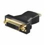 Wentronic - Goobay A 323 G HDMI M DVI-D 24+1p F Noir adaptateur et connecteur de c�bles