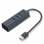 I - i-tec Concentrateur Ethernet HUB USB 3.0 Metal