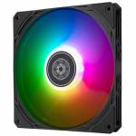 Silverstone - Silverstone SST-AS140B-ARGB syst�me de refroidissement d&rsquo;ordinateur Boitier PC Ventilateur 14 cm Noir 1 pi�ce(s)