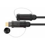 Python - AOC hybride haute vitesse HDMI 2.0b, arm� en acier, 4K @60Hz, 18 Goit/s, noir, 15m, s�rie PYTHON (AOC-HP2015)
