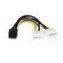 Startech - StarTech.com C�ble adaptateur d'alimentation LP4 vers carte vid�o Express PCI 8�broches de 15�cm