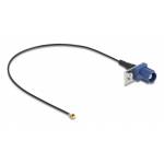 13-20cm Delock Antennenkabel Fakra C Stecker Zu Mhf I St 1 - DeLOCK 90727 c�ble coaxial 1.13 0,2 m FAKRA C I-PEX MHF1 Noir, Bleu 