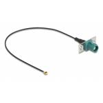 13-20cm Delock Antennenkabel Fakra E Stecker Zu Mhf I St 1 - DeLOCK 90732 c�ble coaxial 1.13 0,2 m FAKRA E I-PEX MHF1 Noir, Turquoise 
