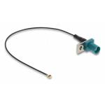 13 Delock Antennenkabel Fakra Z Stecker Zu Mhf I Stecker 1 - DeLOCK 90734 c�ble coaxial 1.13 0,2 m FAKRA Z I-PEX MHF1 Noir, Bleu 